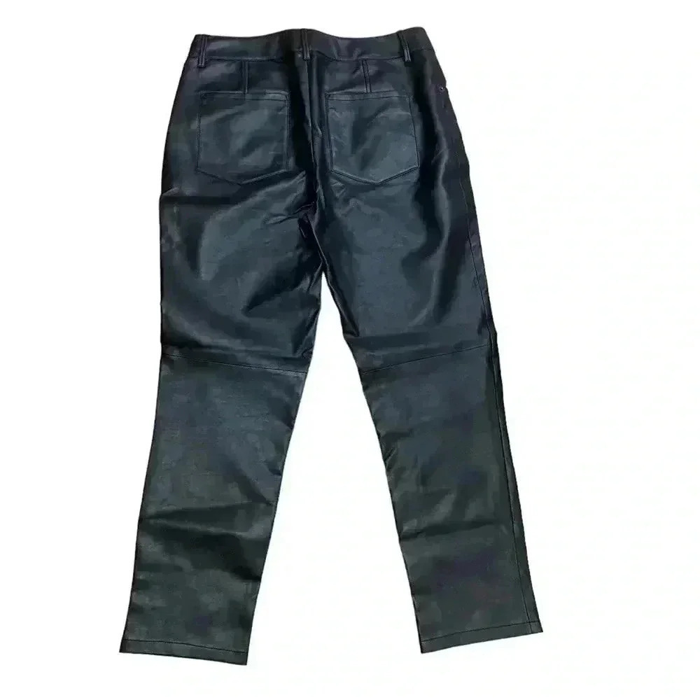 Free People Faux Leather Pants - Picture 3 of 5